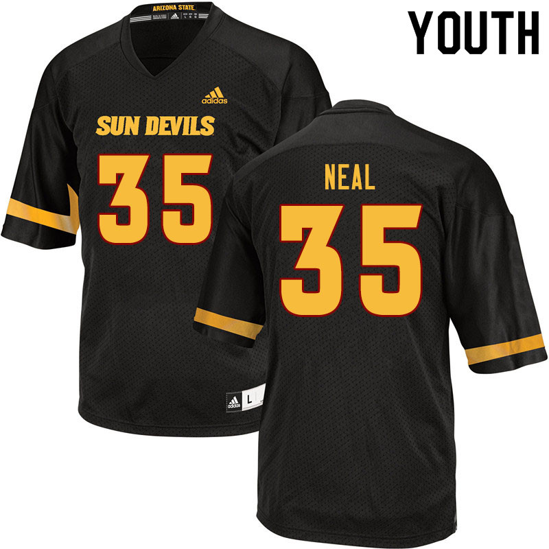 Youth #35 Devin Neal Arizona State Sun Devils College Football Jerseys Sale-Black - Click Image to Close